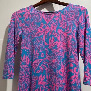 Lilly Pulitzer dress, slits on both side.